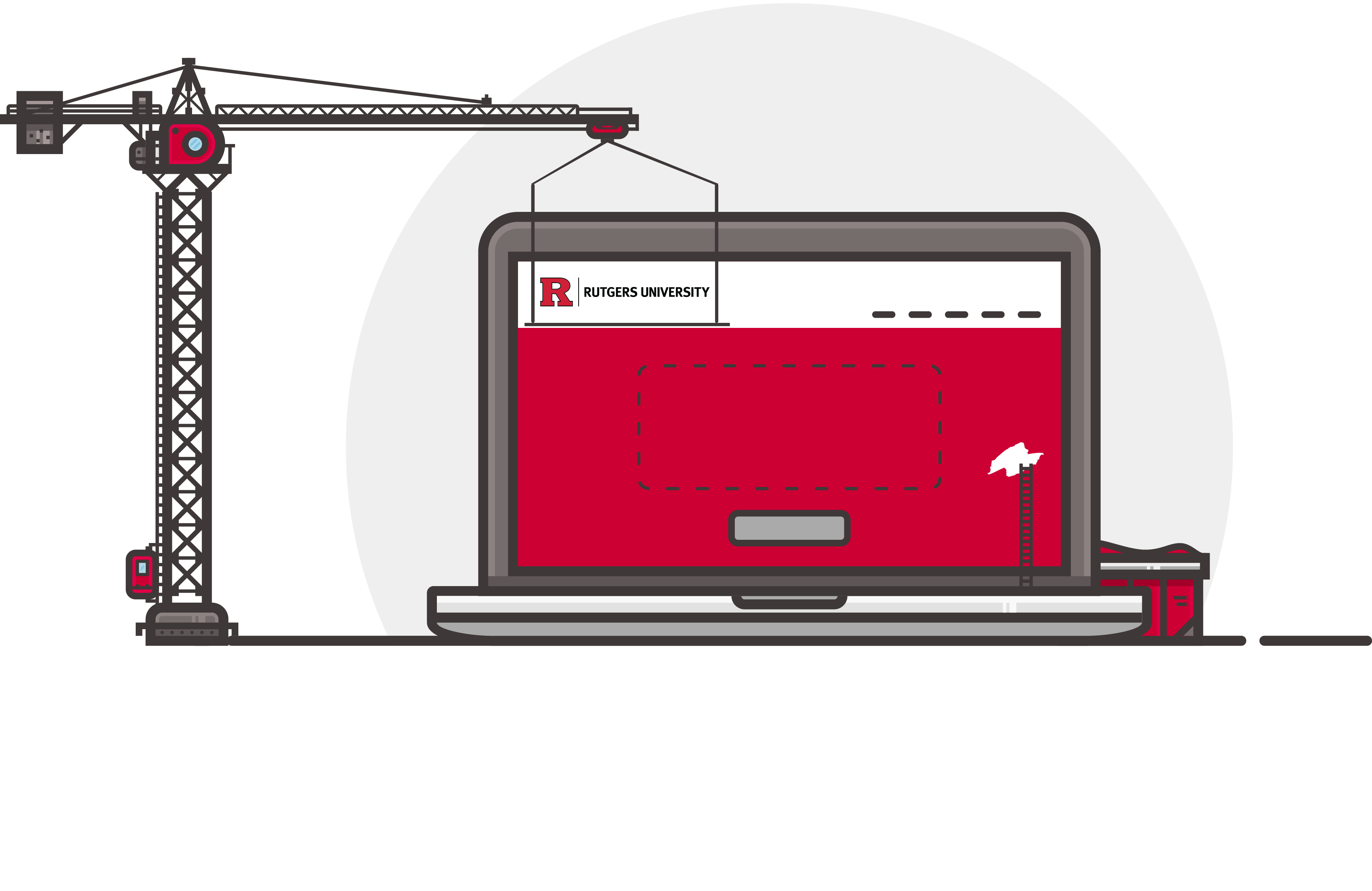 Sites@Rutgers Under Construction Screen